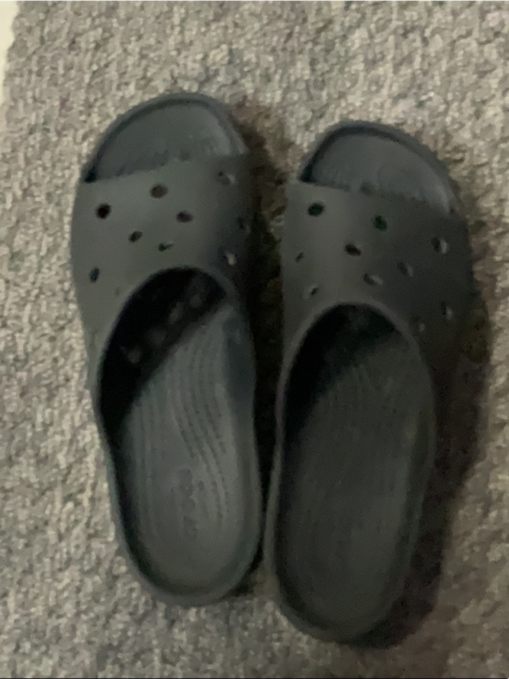 Crocs Sz 8 Platforms Slippers As Is